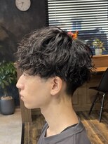 フレイム(FLAME)&nbsp;波巻きパーマツイストスパイラルパーマメンズ東区新潟駅