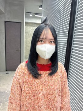 エント(ent) ミディアムレイヤーxブルーブラック