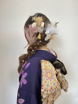シャンパトラ(SCHON PATRA) 成人式ヘアセット編み下ろし