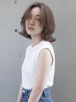 ヘアサロンエムフィス 池袋東口(HAIR SALON M Fe's) くびれ/レイヤーカット/切りっぱなしボブ/池袋/透明感/前髪