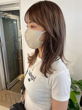  fit stand 千葉/ショートボブ/カット/パーマ/ダブルカラー/トリートメント/縮毛矯正 イメチェン/ピンクベージュ/アンブレラカラー[千葉]