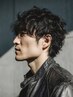 【できる大人の印象改善コース】カット+眉毛カット+シェービング　￥6000
