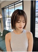 大人のコントラストボブ
