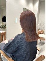 ラメルブルー(La mer bleue)&nbsp;大人ピンクのぱつっとロブ