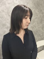 コーパル(copal) 肩ラインボブ・切りっぱなし・ストレート・透明感ブラウンカラー