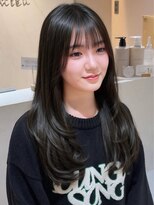 サンド クリア 横浜本店(sand clear)&nbsp;暗髪でも重く見えない韓国レイヤー