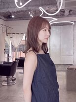 エシカ(ethica)&nbsp;【ethica_南船場】外ハネミディアムレイヤー×シースルーバング