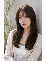 テーラヘアー 我孫子店(TELA HAIR)&nbsp;◇抜け感たっぷり◇ゆる巻きレイヤー×暗髪ブラウン