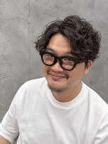フジヤマバーバーショップ アジト(FUJIYAMA BARBER SHOP ajito)&nbsp;おもろい大人メンズ×スパイラルパーマ 明石/西明石/大久保