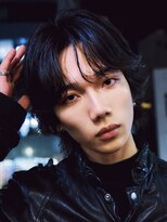 アンサー 原宿(ANSWER)&nbsp;原宿メンズボブメンズミディアムセンターパートニュアンスパーマ