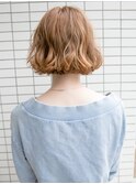 ショートボブ 切りっぱなし ゆるふわ☆