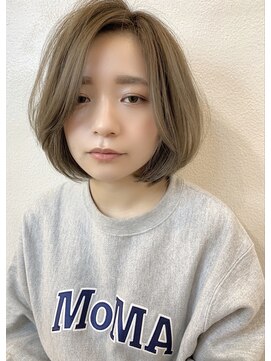 マリアバイアフロート(Maria by AFLOAT) ブランジュスパイラルネイビーカラーフレンチボブ