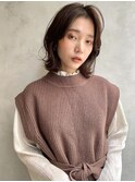 【#センターパート】小顔ひし形シルエット