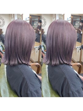 ヘアーサロン リバース(Hair Salon Rebirth) 【防府/Rebirth】ラベンダー×地毛風
