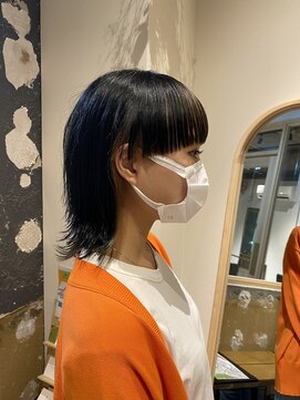 エディ(eddie) 【eddie】ワイドバング×インナーカラー