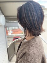 オーシャン(Ocean)&nbsp;［OCEAN　Hair&Life]白髪ぼかしハイライト/ぶつ切りボブ/ロブ