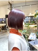 ボブ×ピンクラベンダー