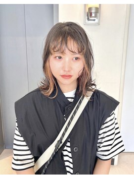 クラメールパリ 福岡(Kraemer Paris) くびレイヤーエモージュデザインカラーシルキーベージュミディ