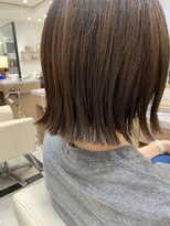 ガレリアエレガンテ 栄店(GALLARIA Elegante)&nbsp;外ハネ　×  切りっぱなし