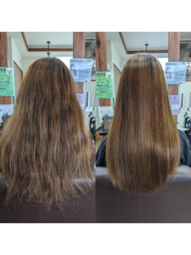 エルパライソ(Hair make Elparaiso) 縮毛矯正＆髪質改善トリートメント