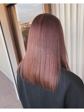 アーチテクトヘア(Architect hair by Eger) メテオカラー×ピンクブラウン