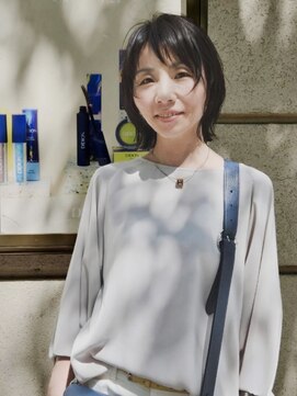 メリケンビューティーパーラー コウベ(MERICAN BEAUTY PARLOR KOBE) ミディアムウルフ (tomo)