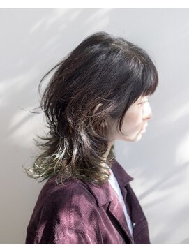 ルプラ ガーデン(le-pla garden) インナー#ウルフレイヤー#裾カラー#ブリーチ#豊橋#豊川#田原