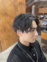 ヘアメイク コモレビ(hairmake komorebi) 【菅原淳之介】無造作メンズニュアンスパーマ