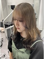 ファイブバイジエクト 堀江(FIVE by The Ect)&nbsp;エンドカラー　ミルクティー×ブラック