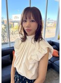 【福岡新宮】顔周りにこだわるミディアム小顔レイヤーカット
