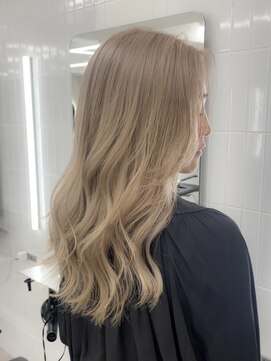 オニキス(ONYX) ホワイトベージュホワイトカラーブリーチカラー【aya指名】