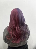 ラビス クローバー(Lovis clover)&nbsp;ニュアンスカラー　ツヤ髪　センターパート