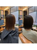 古川　大崎市　縮毛矯正　髪質改善　トリートメント　艶髪カラー