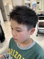 アッシュ 仙川店(Ash)&nbsp;小学生男の子キッズメンズカットツーブロックショート刈り上げ