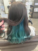 エルズ 大宮店(ailes) 『ブリーチ1回』ターコイズブルー[大宮/大宮駅/大宮ショート]