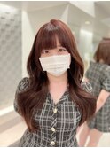 《Rena》うるツヤローズブラウン/暖色カラー