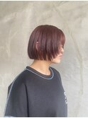 ミニボブ 顔まわりレイヤー