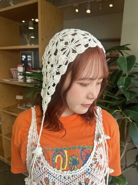 ソワンドゥブレス 瓜破店(soin de brace) オレンジブラウンカラー