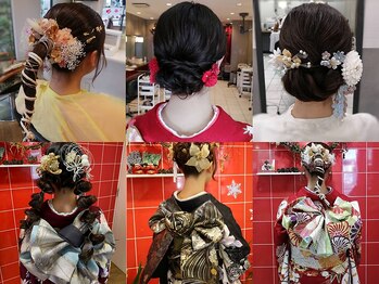 ちゑりーの写真/成人式は2年先まで承ります！ヘア・メイク・着付けそれぞれ担当が分かれて入念な打ち合わせを行います！
