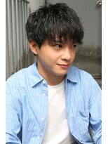 リコ ヘアアンドリラクゼーション 名駅店(LICO HAIR＆RELAXATION)&nbsp;メンズ　シャドウパーマ　名古屋駅/名駅/メンズ/パーマ/眉毛