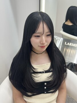 ラルム 新宿(LARME SHINJUKU) ☆韓国レイヤー×抜け感前髪☆トレンドヘア