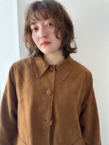 トリッカ 銀座(tricca)&nbsp;レイヤーボブ/ミディ/顔周りデザイン/前髪あり/ニュアンス