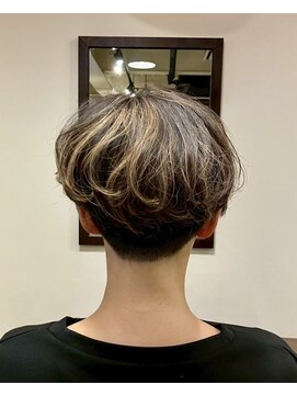 白髪ぼかしハイライト