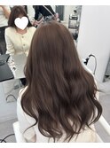 韓国スタイル/ナチュラルくびれヘア_くびれ巻き_透明感カラー
