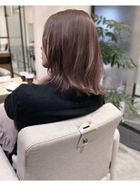 ルーシー(Lucy)&nbsp;外はね×ミルクティーブラウン