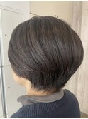 【40代人気】頭の形が綺麗に見えるショートボブ