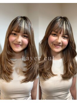 オーガスト ヘア ネイル(AUGUST hair nail)の写真/【髪質改善カラー×顔周りの似合わせカットが大好評◎】結んだ時の”顔周りのおくれ毛カット”が人気です◎