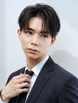 オーシャントーキョーオーバー 渋谷(OCEAN TOKYO OVER) メンズビジネスリクルートショート就活かき上げセンターパート