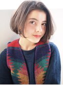 『nanuk*ueki』重さを残したタイトな抜け感ワンレンボブ