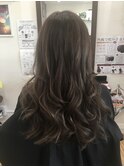 ロングダークグレージュ